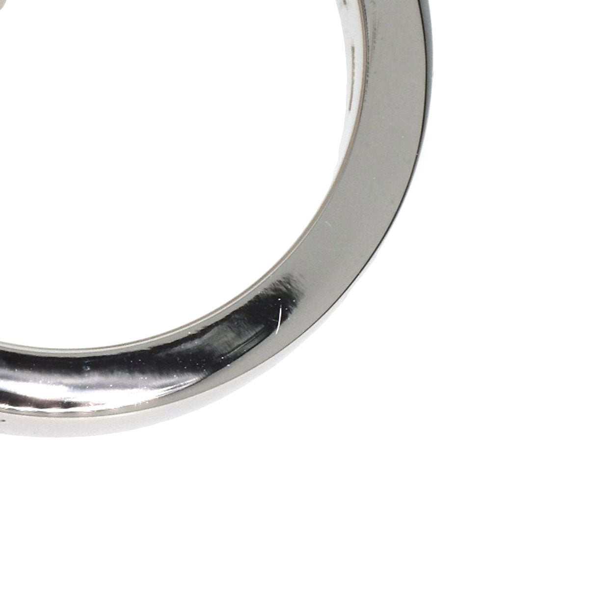 BVLGARI Double logo Diamond Ring K18 White Gold Ladies [Used]