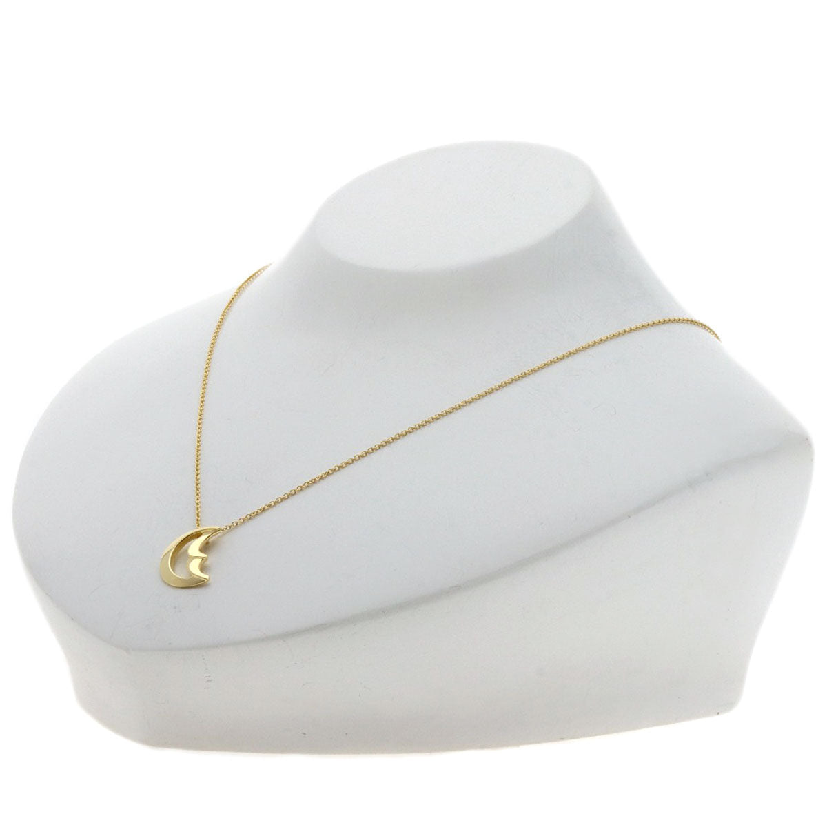 TIFFANY&Co.   Crescent Moon Necklace  K18 Yellow Gold Ladies [Used]