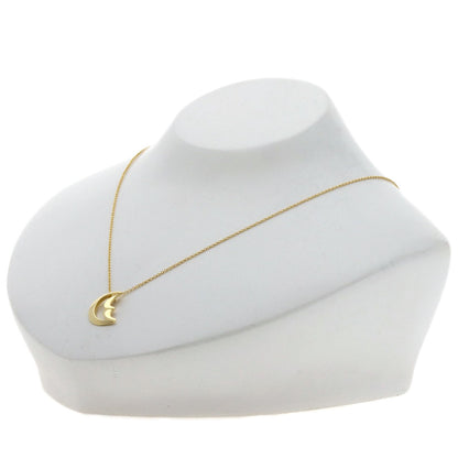 TIFFANY&Co.   Crescent Moon Necklace  K18 Yellow Gold Ladies [Used]