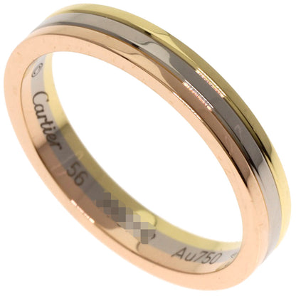 CARTIER Three color # 56 Ring K18 Yellow Gold K18 White GoldLadies [Used]