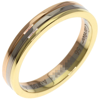 CARTIER Three color # 56 Ring K18 Yellow Gold K18 White GoldLadies [Used]