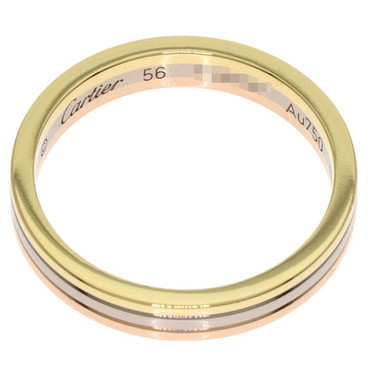 CARTIER Three color # 56 Ring K18 Yellow Gold K18 White GoldLadies [Used]