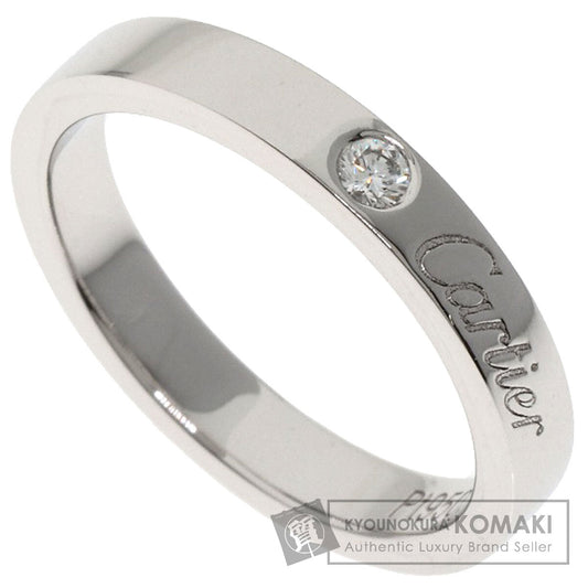 CARTIER C de Cartier 1P Diamond #47 Ring Platinum PT950 Ladies [Used]