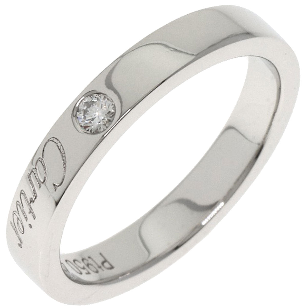 CARTIER C de Cartier 1P Diamond #47 Ring Platinum PT950 Ladies [Used]