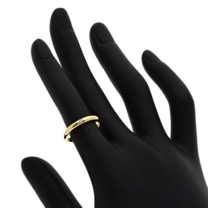 TIFFANY&Co. Stacking Band Diamond Ring K18 Yellow Gold Ladies [Used]