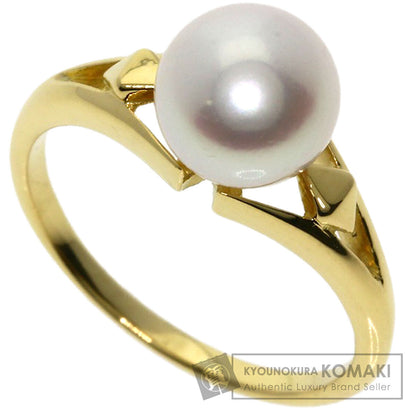 MIKIMOTO Akoya pearl Pearl Ring K18 Yellow Gold Ladies [Used]