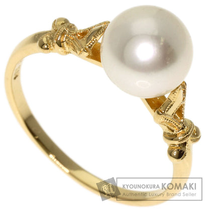 MIKIMOTO Akoya pearl Pearl Ring K18 Yellow Gold Ladies [Used]