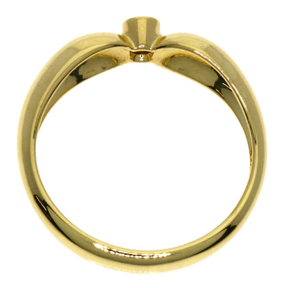 TIFFANY&Co.   Double Teardrop 1P Diamond Ring  K18 Yellow Gold Ladies [Used]