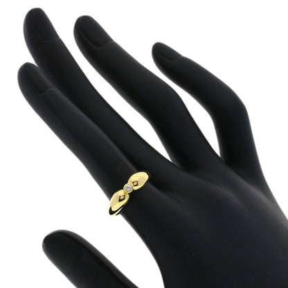 TIFFANY&Co.   Double Teardrop 1P Diamond Ring  K18 Yellow Gold Ladies [Used]
