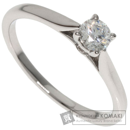 CARTIER Solitaire Diamond Ring Platinum PT950 Ladies [Used]