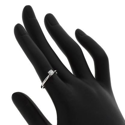 CARTIER Solitaire Diamond Ring Platinum PT950 Ladies [Used]