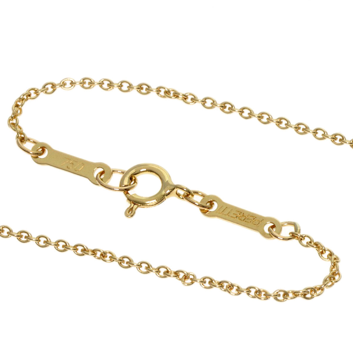 ティファニー オープンハート ネックレス K18イエローゴールド レディース 【中古】【TIFFANY&Co.】