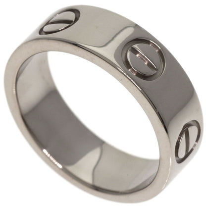 CARTIER   Ring love ring #48 K18 White Gold Ladies
