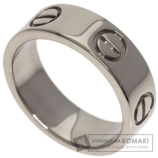 CARTIER   Ring love ring #48 K18 White Gold Ladies