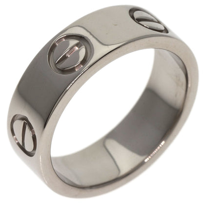 CARTIER   Ring love ring #48 K18 White Gold Ladies