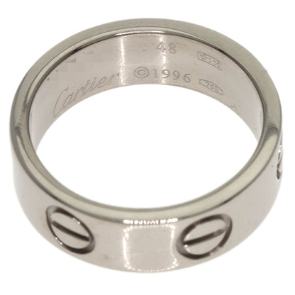 CARTIER   Ring love ring #48 K18 White Gold Ladies