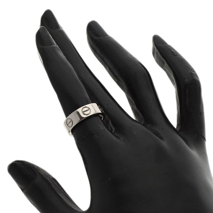 CARTIER   Ring love ring #48 K18 White Gold Ladies