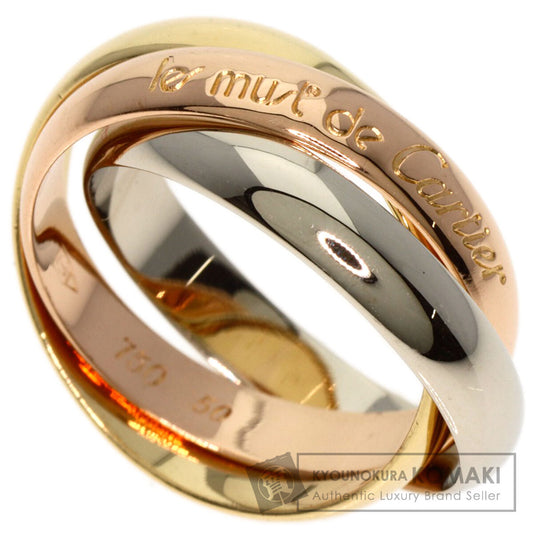 CARTIER   Ring Trinity #50 K18 Yellow Gold K18 White GoldLadies