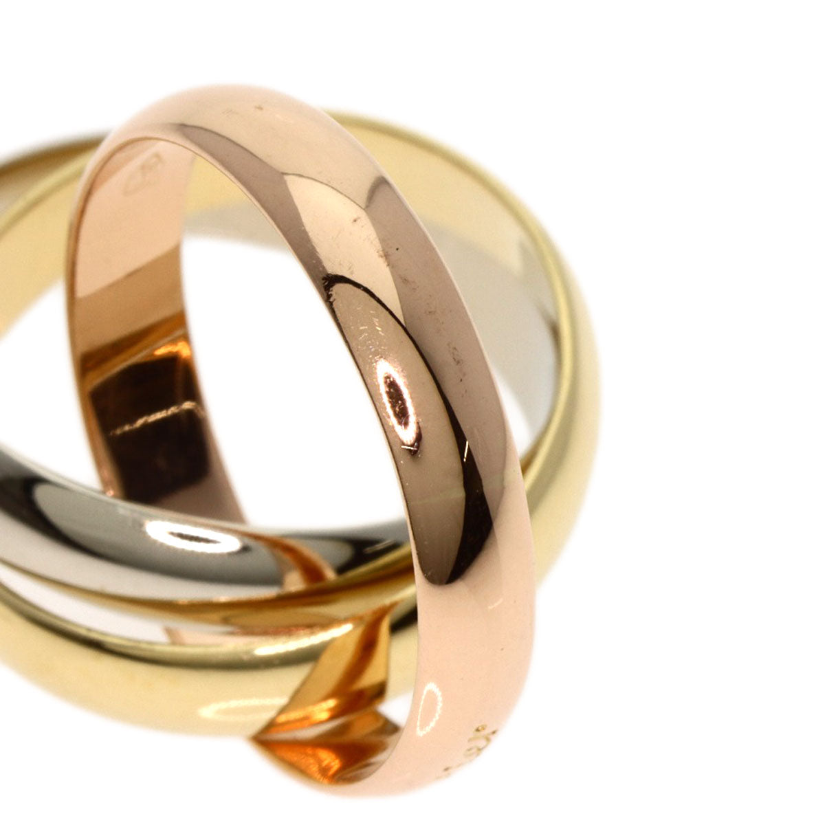 CARTIER   Ring Trinity #50 K18 Yellow Gold K18 White GoldLadies