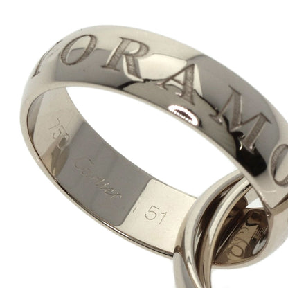 CARTIER Trinity 1998 Christmas Limited #51 Ring K18 White Gold Ladies [Used]