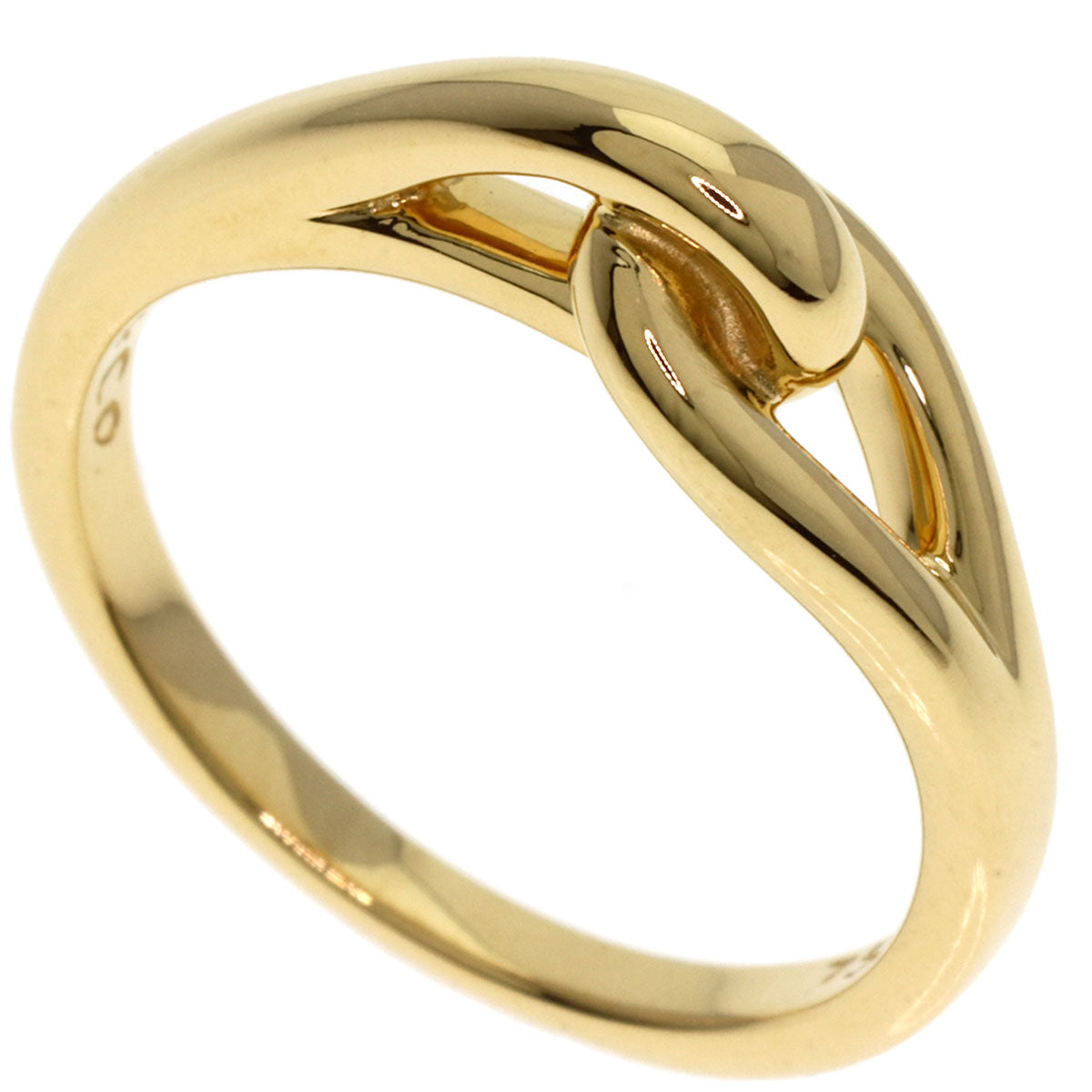 TIFFANY&Co. Infinity Ring K18 Yellow Gold Ladies [Used]