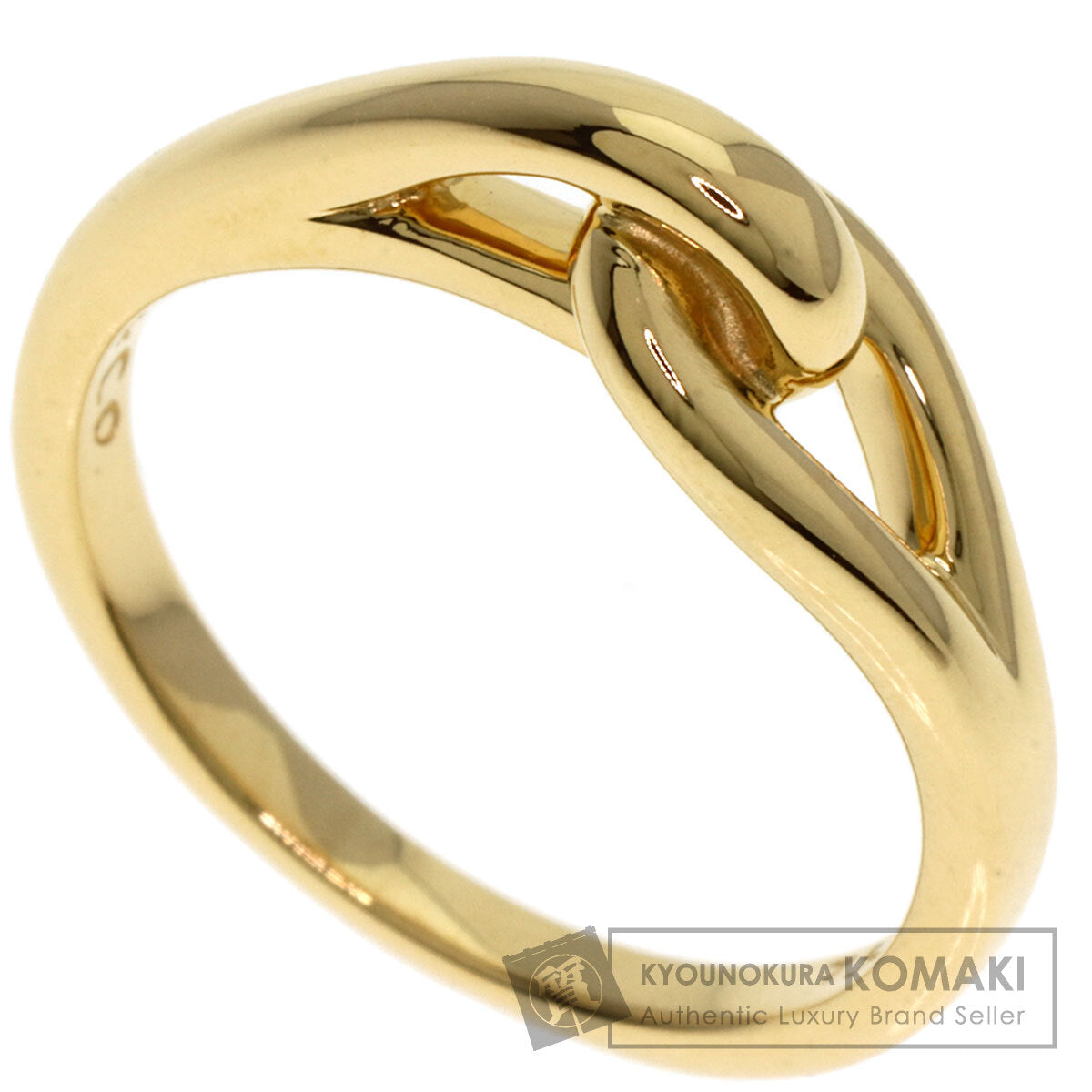 TIFFANY&Co. Infinity Ring K18 Yellow Gold Ladies [Used]