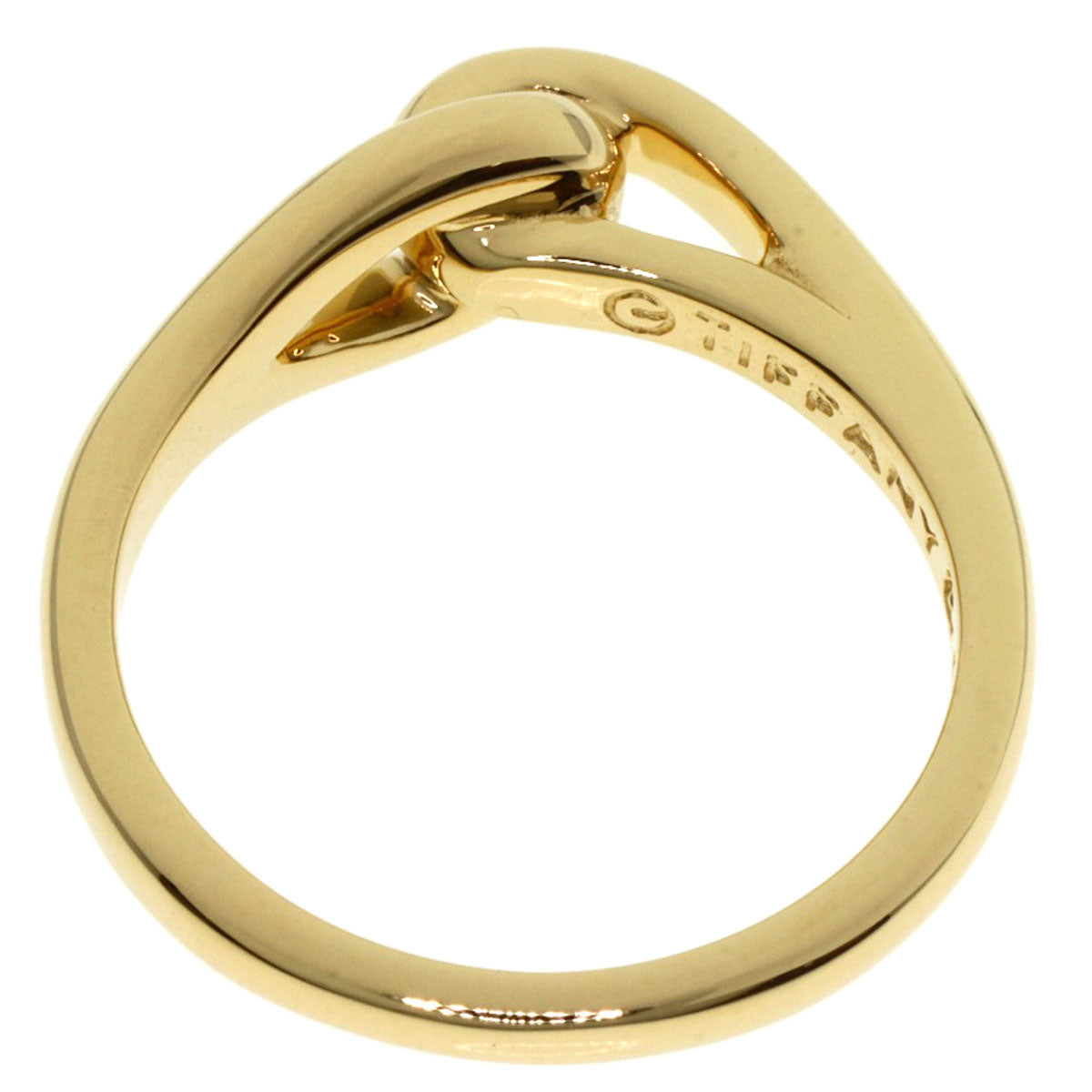 TIFFANY&Co. Infinity Ring K18 Yellow Gold Ladies [Used]