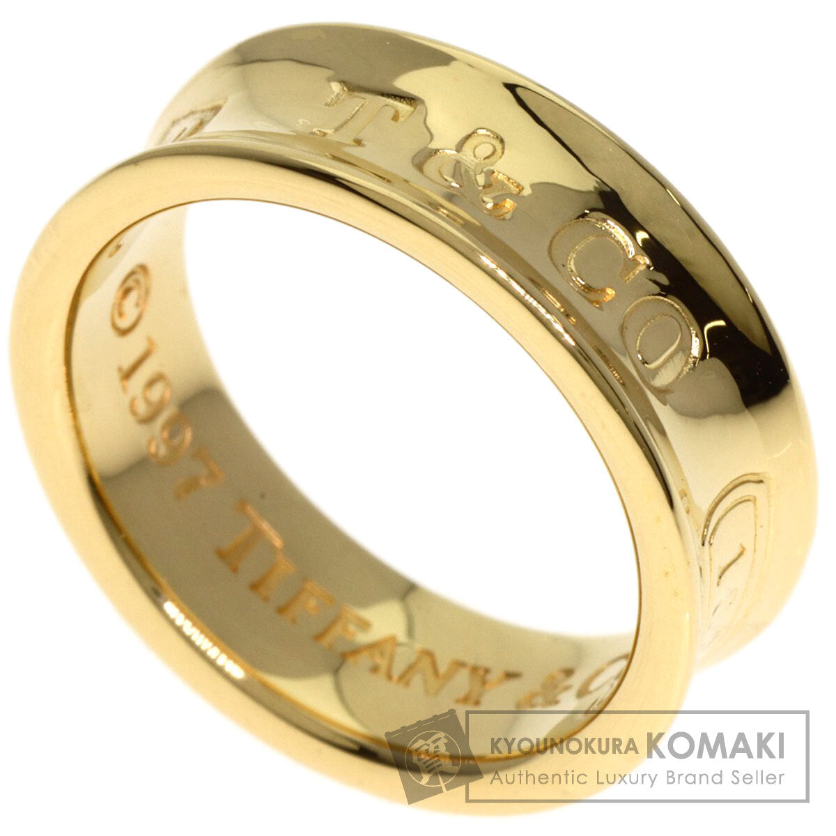 TIFFANY&Co. 1837 Ring K18 Yellow Gold Ladies [Used]