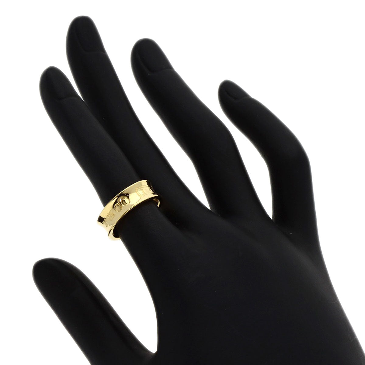 TIFFANY&Co. 1837 Ring K18 Yellow Gold Ladies [Used]