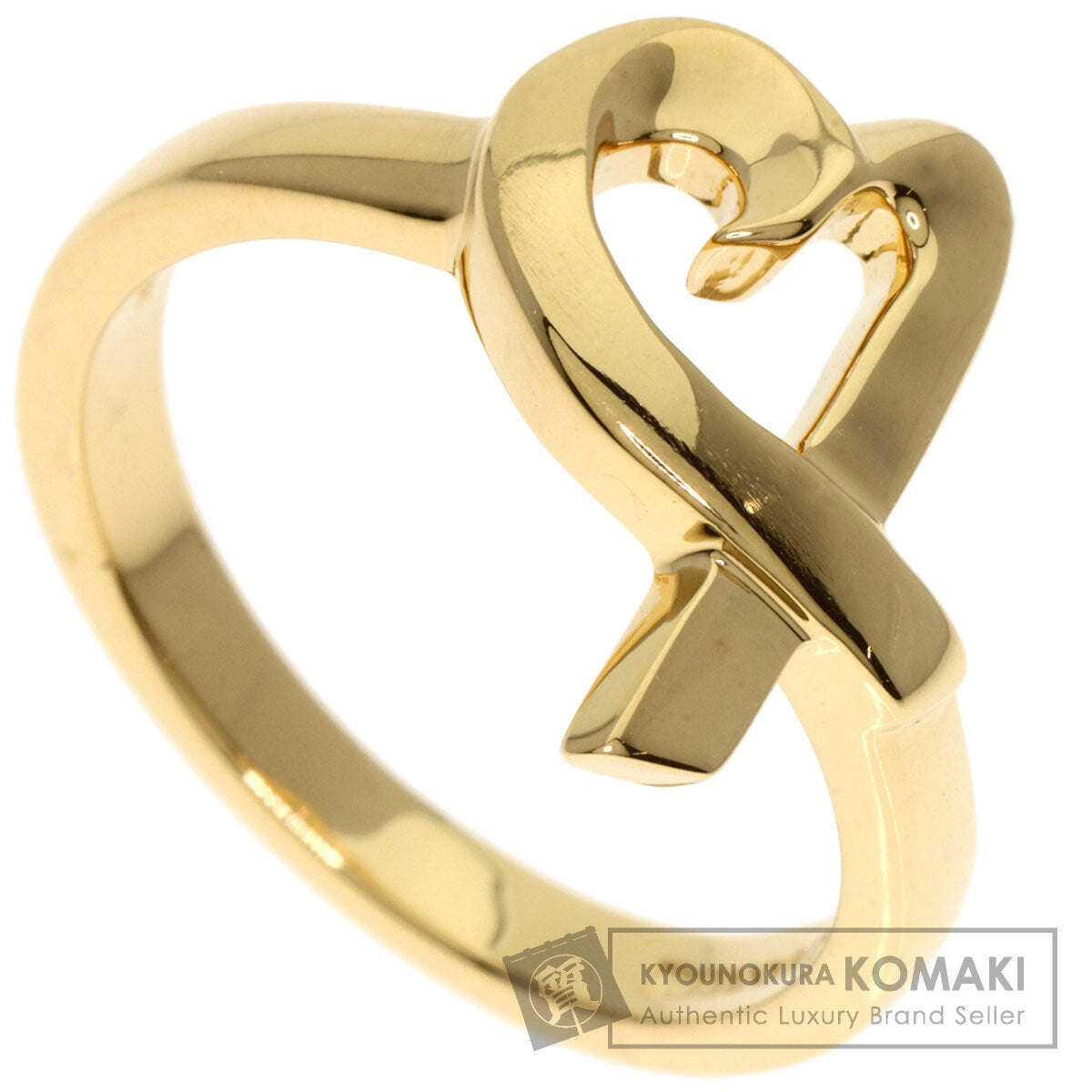 TIFFANY&Co. Loving heart Ring K18 Yellow Gold Ladies [Used]