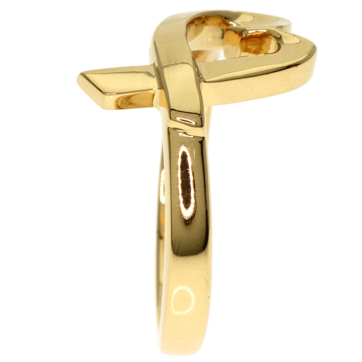 TIFFANY&Co. Loving heart Ring K18 Yellow Gold Ladies [Used]
