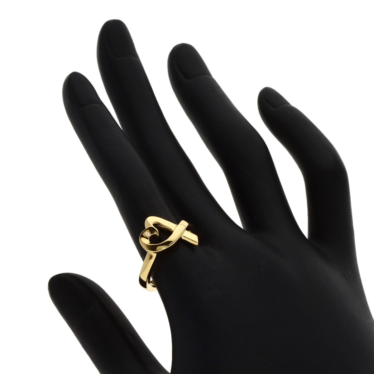 TIFFANY&Co. Loving heart Ring K18 Yellow Gold Ladies [Used]