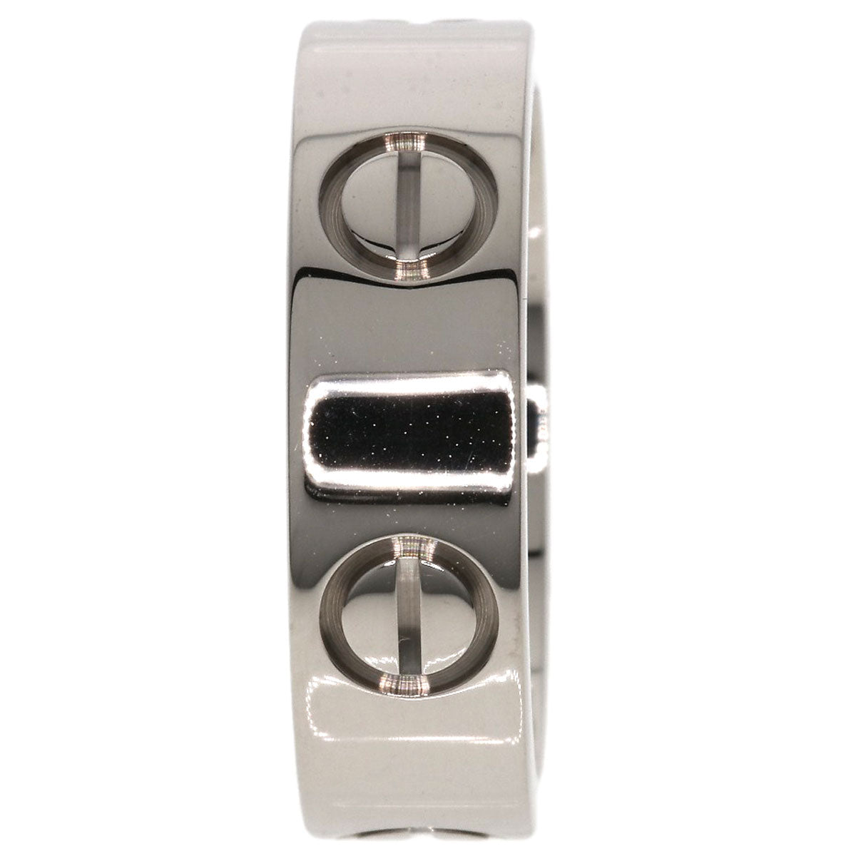 CARTIER love ring #50 Ring K18 White Gold Ladies [Used]