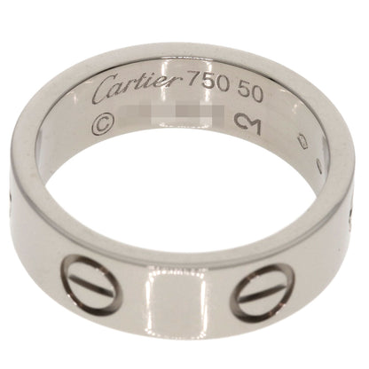 CARTIER love ring #50 Ring K18 White Gold Ladies [Used]