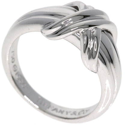 TIFFANY&Co. Signature Ring K18 White Gold Ladies [Used]