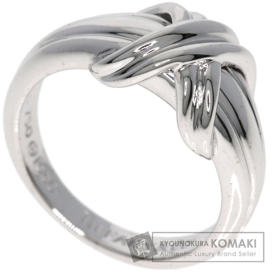 TIFFANY&Co. Signature Ring K18 White Gold Ladies [Used]