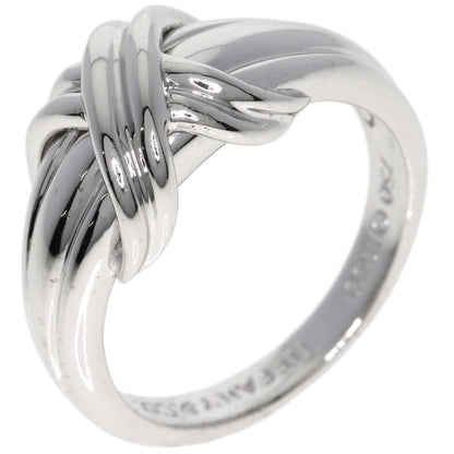 TIFFANY&Co. Signature Ring K18 White Gold Ladies [Used]