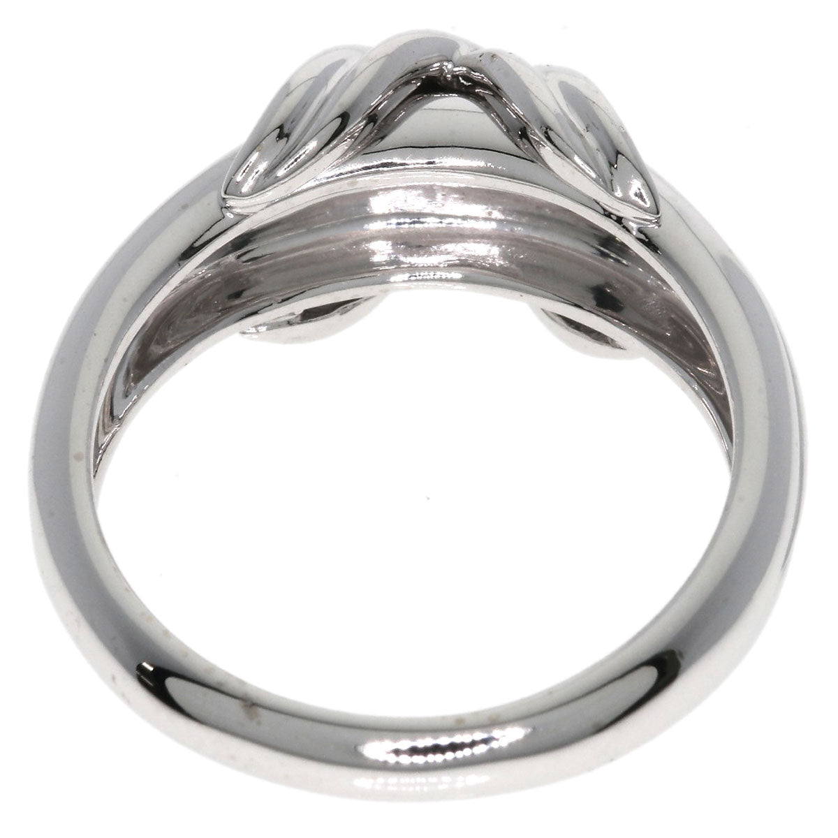 TIFFANY&Co. Signature Ring K18 White Gold Ladies [Used]