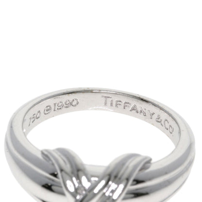 TIFFANY&Co. Signature Ring K18 White Gold Ladies [Used]