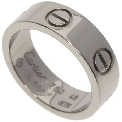 CARTIER love ring #48 Ring K18 White Gold Ladies [Used]