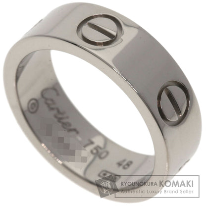 CARTIER love ring #48 Ring K18 White Gold Ladies [Used]