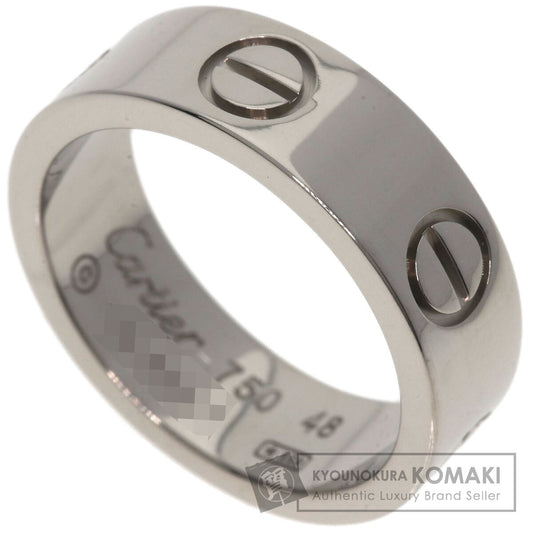 CARTIER love ring #48 Ring K18 White Gold Ladies [Used]
