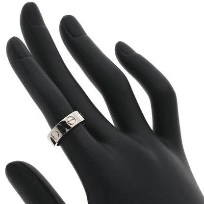 CARTIER love ring #48 Ring K18 White Gold Ladies [Used]