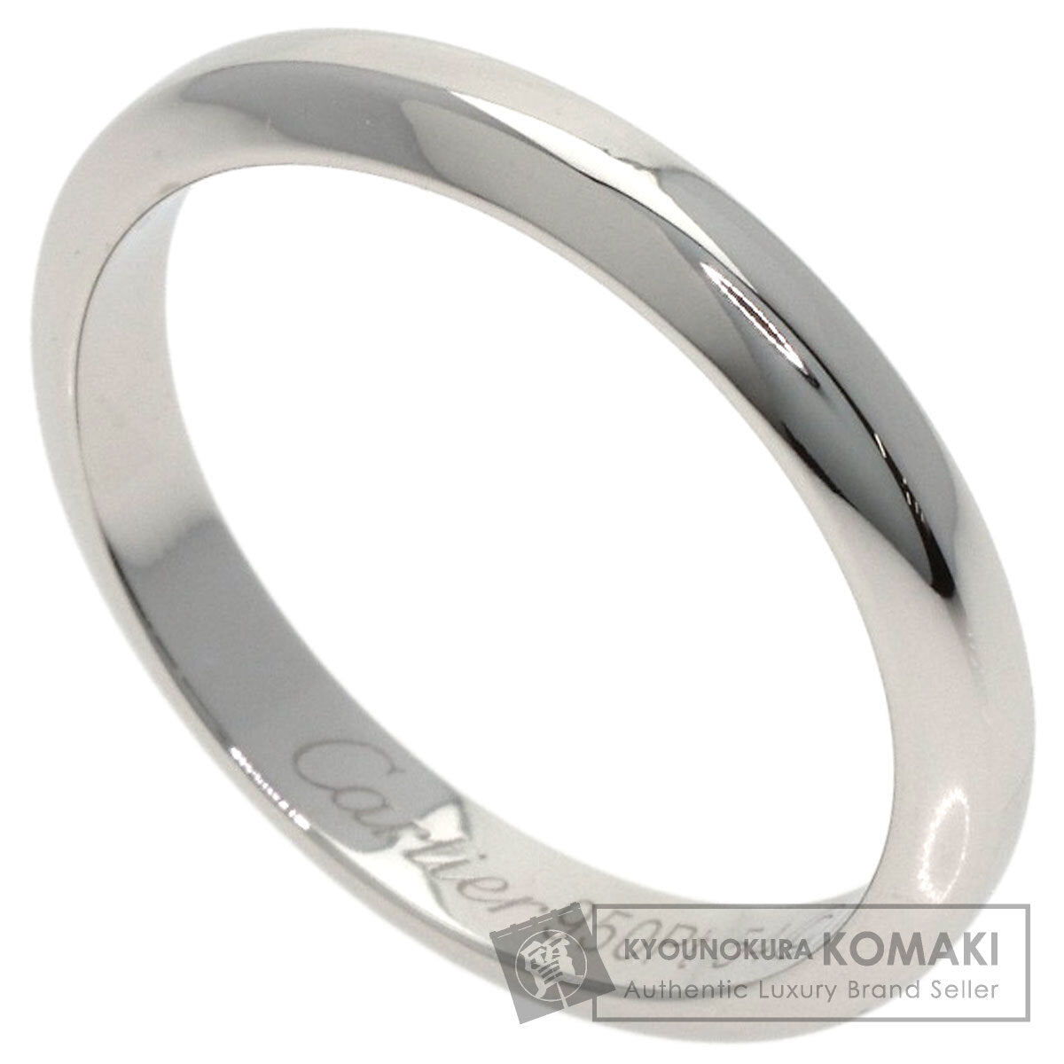 CARTIER Wedding # 54 Ring Platinum PT950 Ladies [Used]