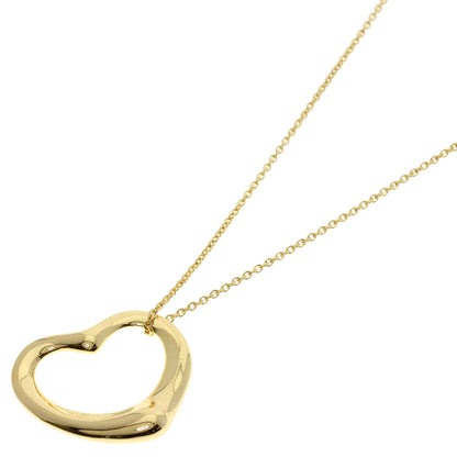 TIFFANY&Co. Open heart Necklace K18 Yellow Gold Ladies [Used]