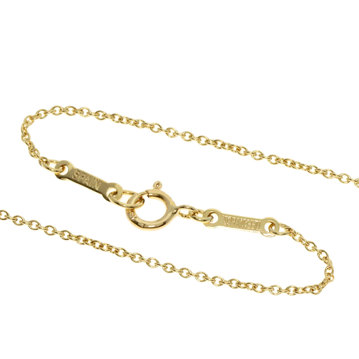 TIFFANY&Co. Open heart Necklace K18 Yellow Gold Ladies [Used]