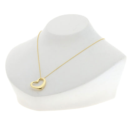 TIFFANY&Co. Open heart Necklace K18 Yellow Gold Ladies [Used]