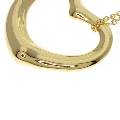 TIFFANY&Co. Open heart Necklace K18 Yellow Gold Ladies [Used]