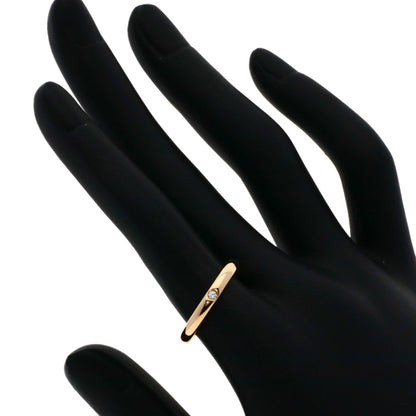 TIFFANY&Co. Stacking Band 1P Diamond Ring K18 Pink Gold Ladies [Used]