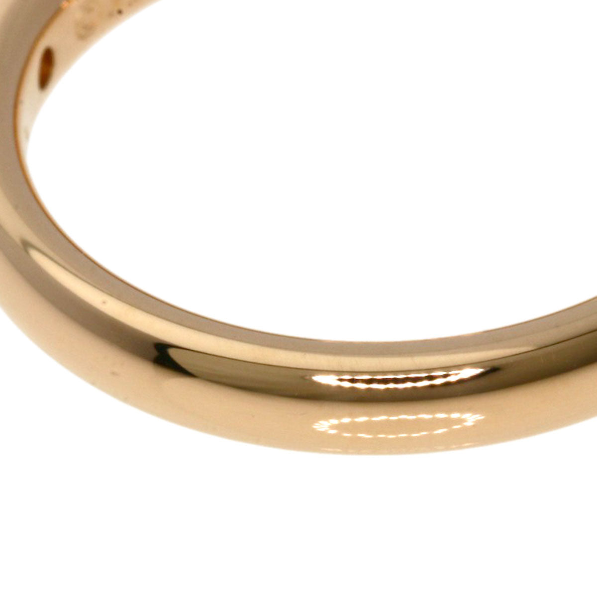 TIFFANY&Co. Stacking Band 1P Diamond Ring K18 Pink Gold Ladies [Used]
